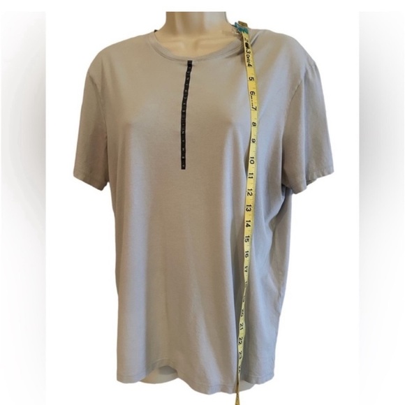 Armani Exchange light gray women's T shirt size L - Picture 3 of 6
